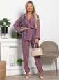 Костюм брючный Стилизация (нежно-розовый) К15332-4М
