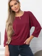 Джемпер трикотажный Претти (бордовый) Б14845-50М