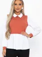 Блуза Жозетта (терракот) Б14738-3М