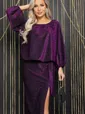 Платье Колетта (пурпурное) П12027