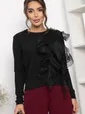 Блуза Риана (черная) Б14224-5М