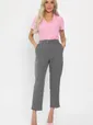 Брюки укороченные Энни (серые) Б14285-10М