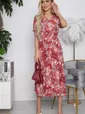 Платье Ирени (красное) П10298
