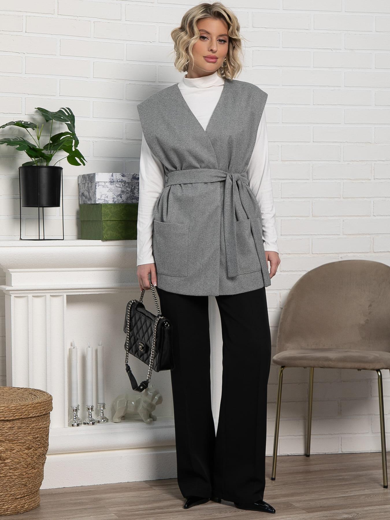 Жилет Заверши образ (серый) Б15144-16М