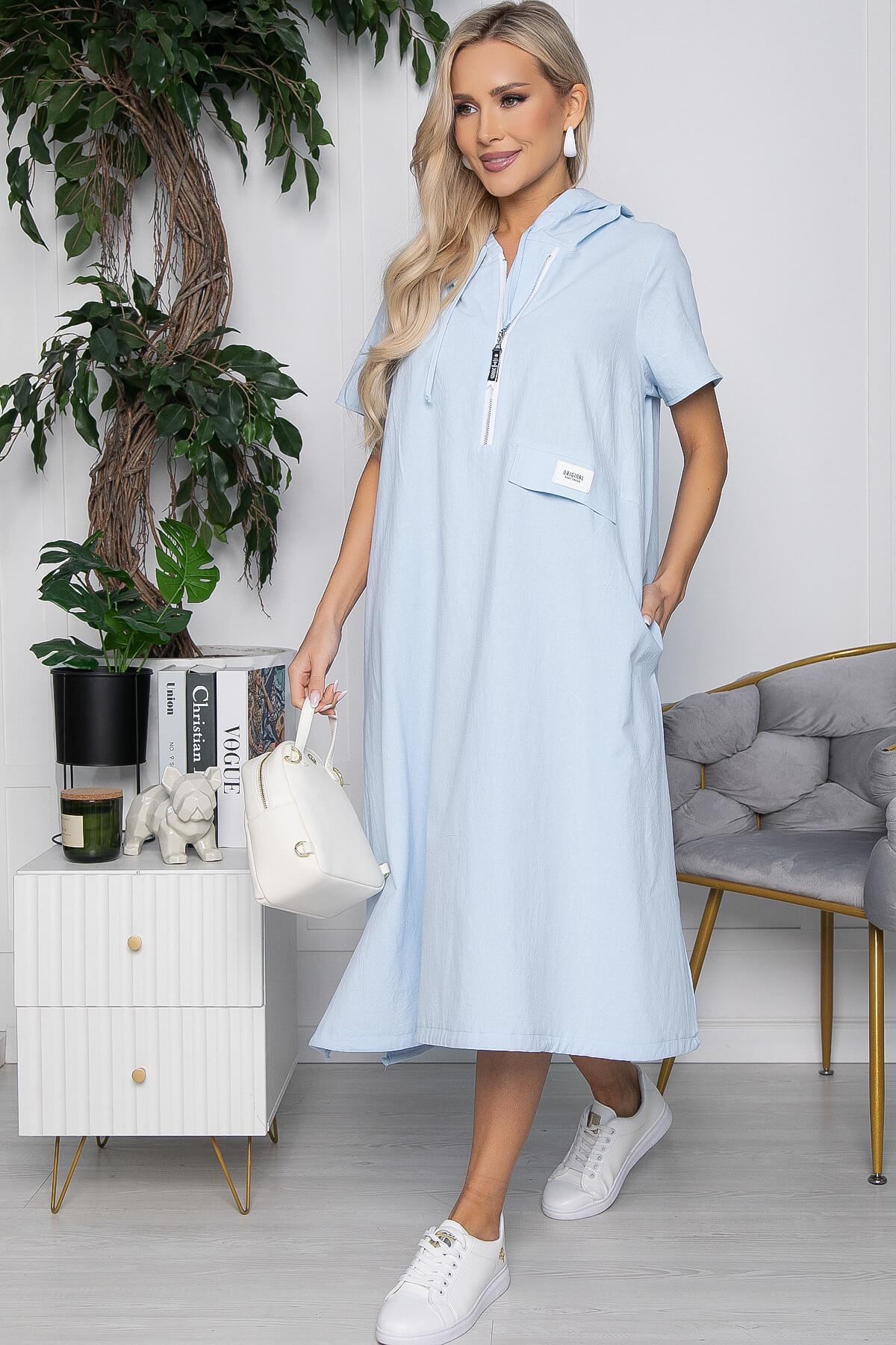 Платье Рокси НЬЮ (голубое) П10483