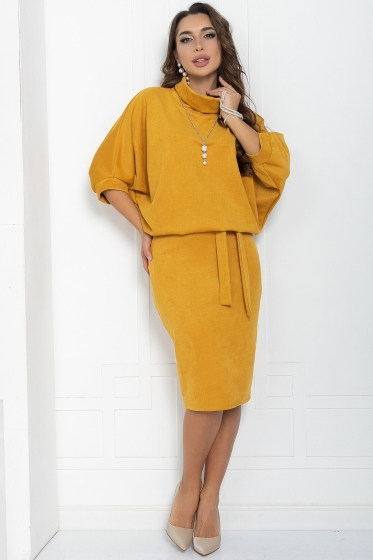 Платье Антония (горчица) П11883