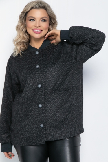 Бомбер Мой выбор (серый) Б12497-13