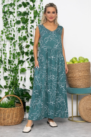 Сарафан Нерея (изумруд) П13570-1М