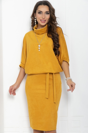 Платье Антония (горчица) П11883