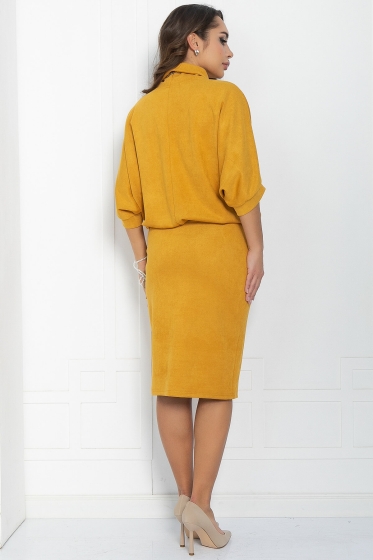 Платье Антония (горчица) П11883