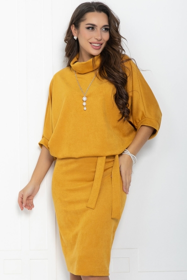 Платье Антония (горчица) П11883