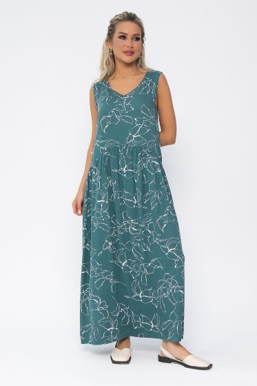 Сарафан Нерея (изумруд) П13570-1М