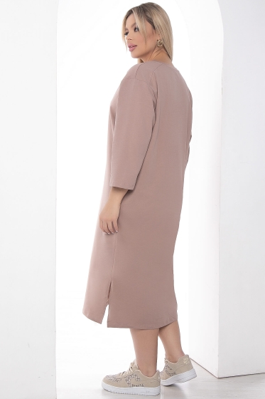 Платье "На спорте" (беж) П9025