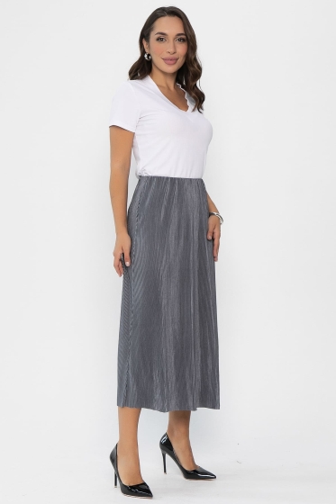 Юбка Звездный микс (серебро) Ю14062-22М