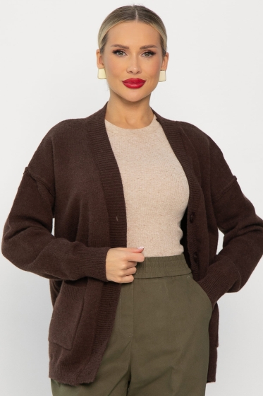 Кардиган Абелия (шоколад) Б14234-20М