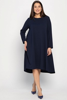 Платье Точка стиля (синее) П14832-16М