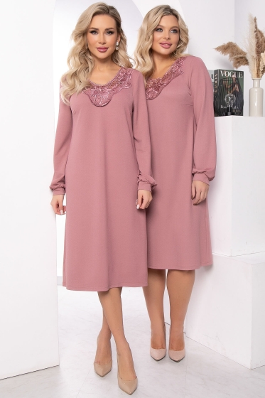 Платье "Флоранс" (пыльная роза) П7823