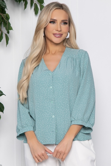 Блуза Женевьева (мята) Б10519