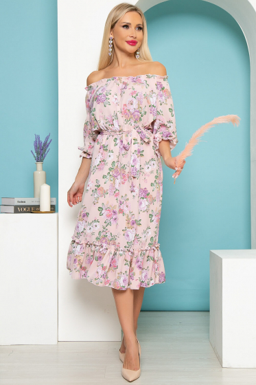 Платье "Дикий ангел" (розовое) П3955